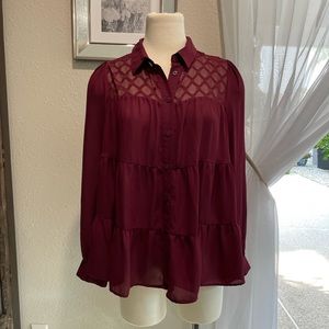 Jealous Tomato Barbie doll button up shirt/blouse